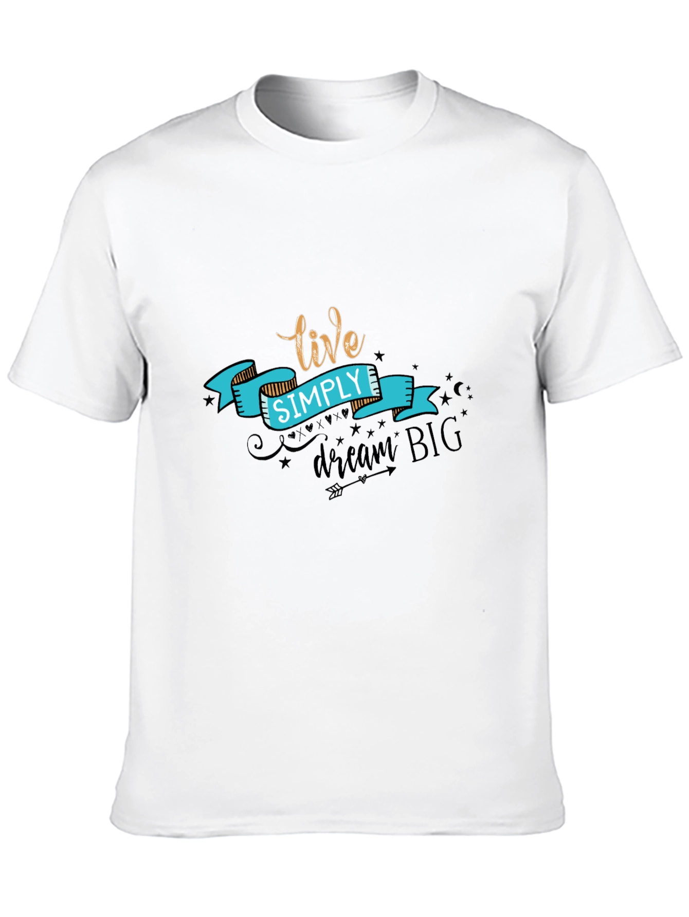 Live Simply T-Shirt - Black