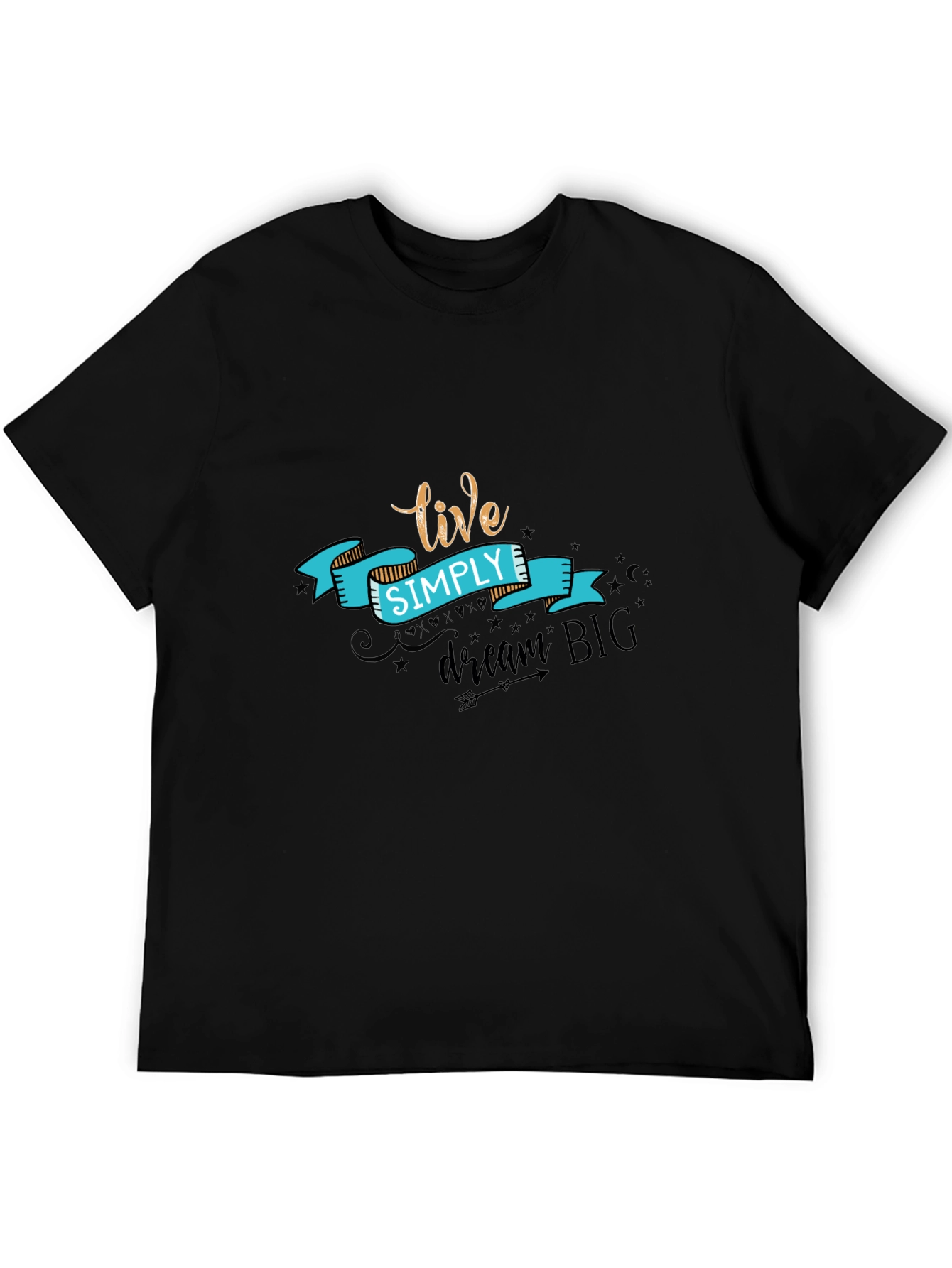 Live Simply T-Shirt - Black