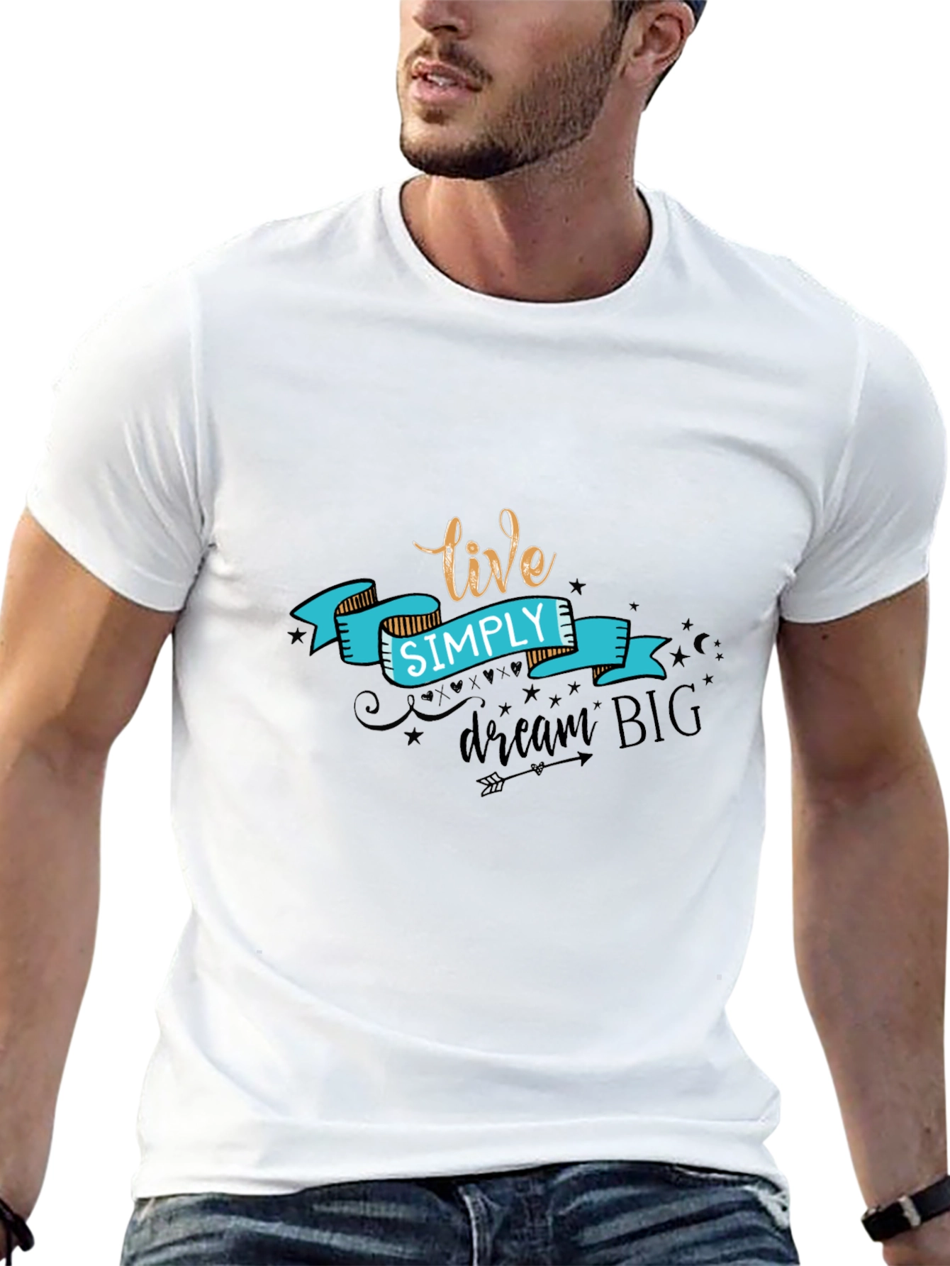 Live Simply T-Shirt - Black