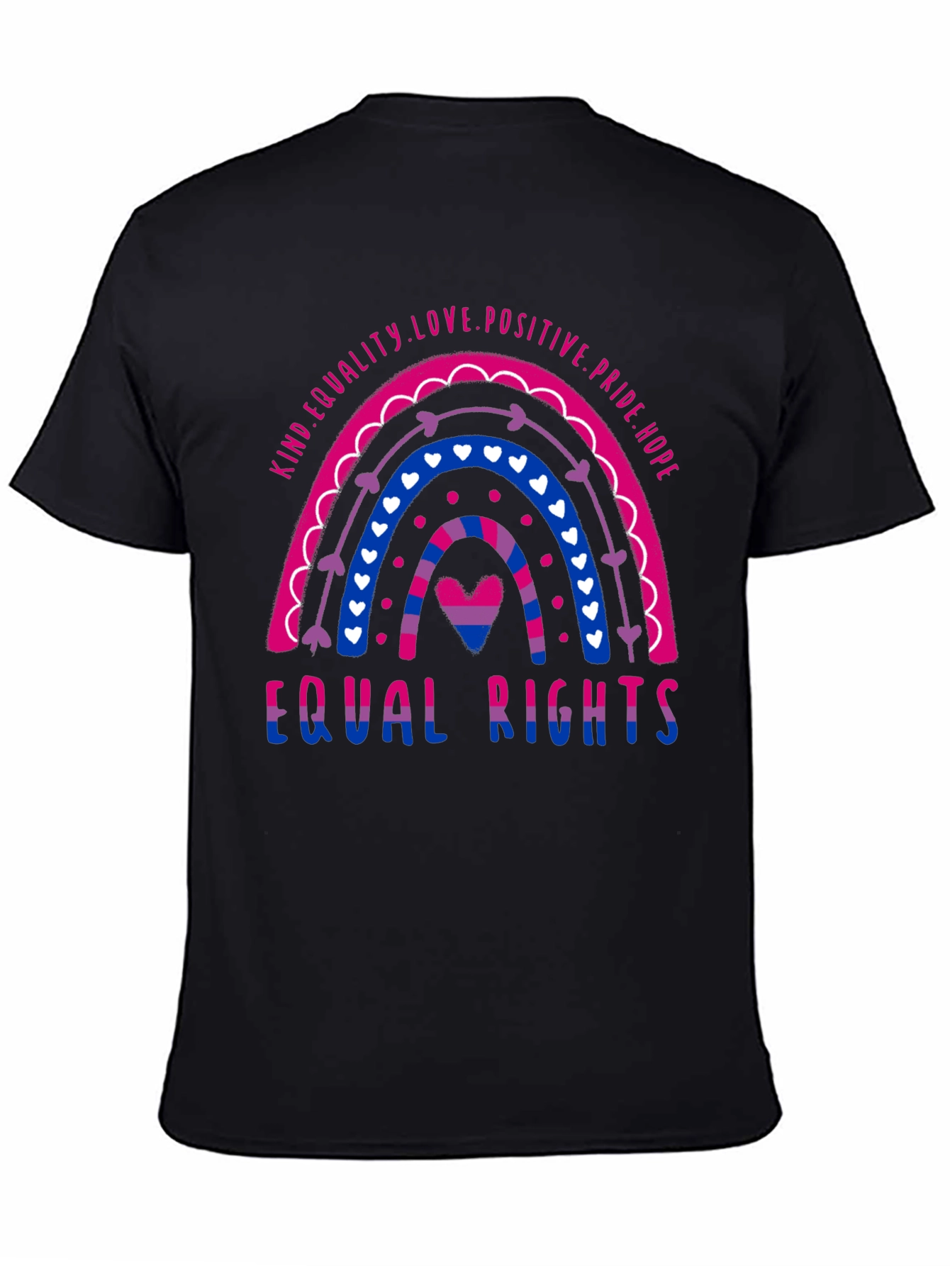 Bisexual Pride Rainbow Equal Rights T-Shirt