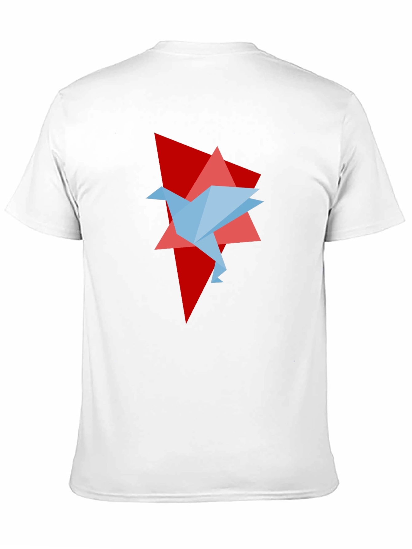 Origami Bird Graphic Tee - Unique Design