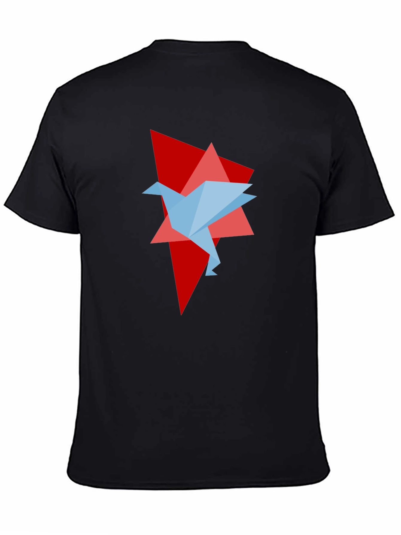 Origami Bird Graphic Tee - Unique Design