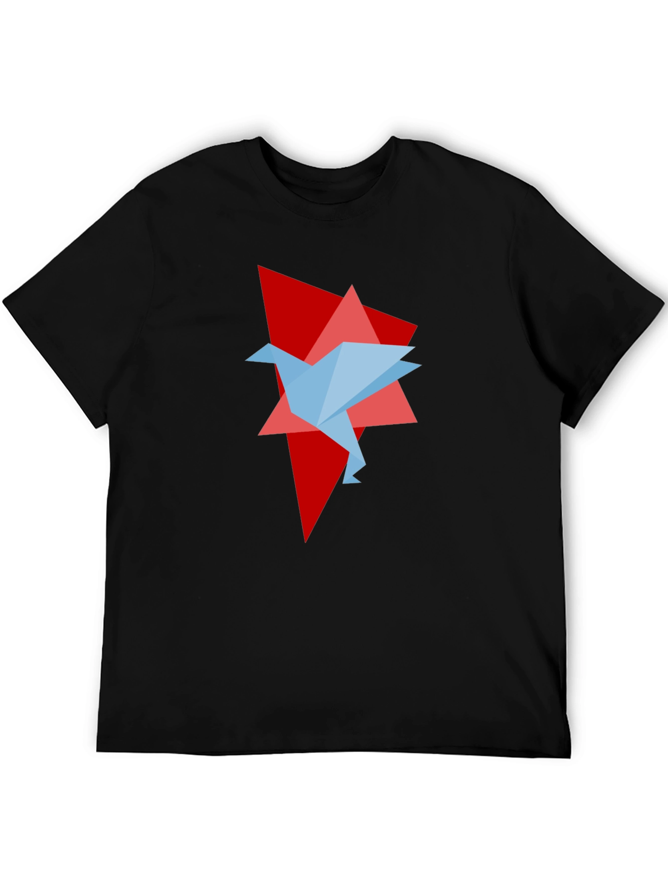 Origami Bird Graphic Tee - Unique Design