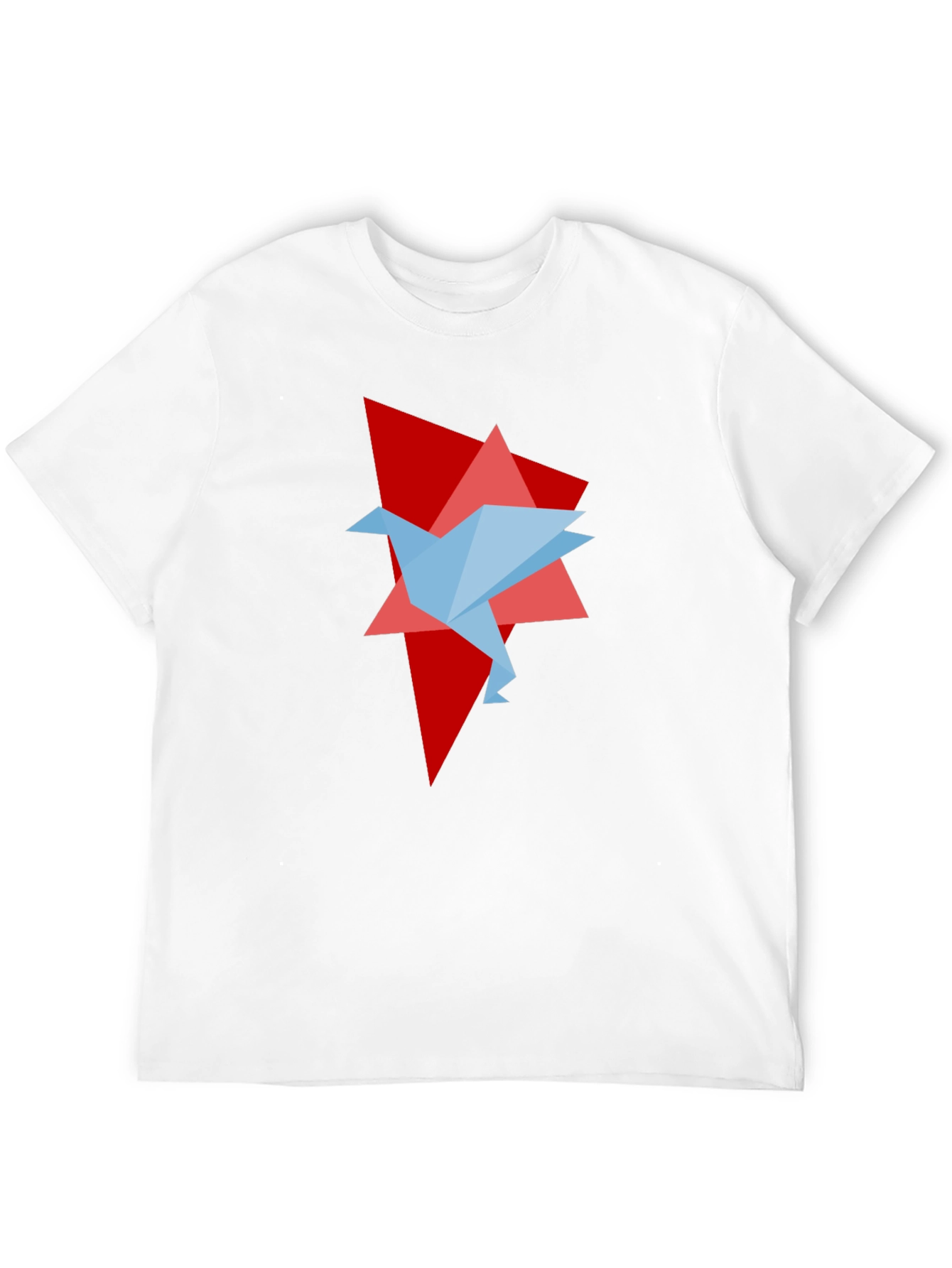 Origami Bird Graphic Tee - Unique Design
