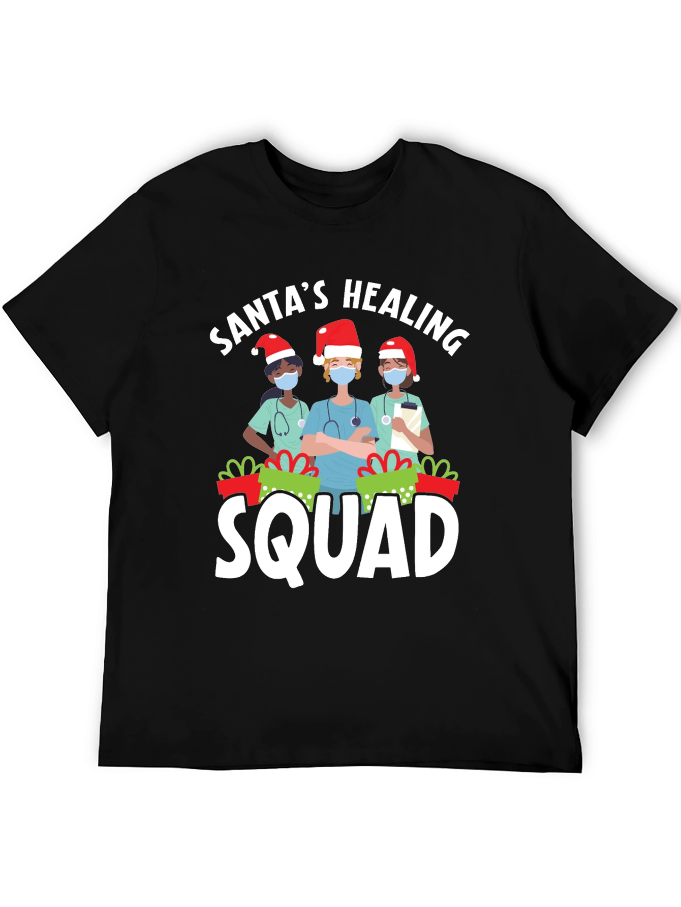 Santas Healing Squad Graphic T-Shirt