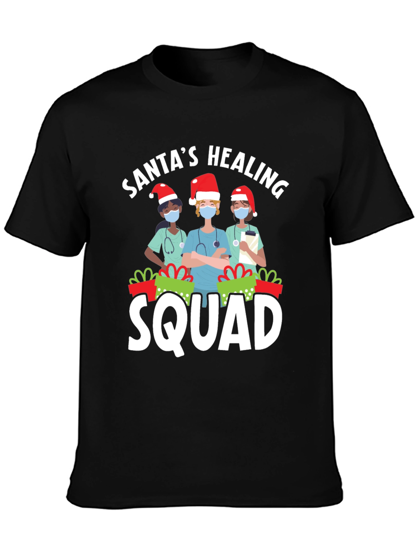 Santas Healing Squad Graphic T-Shirt