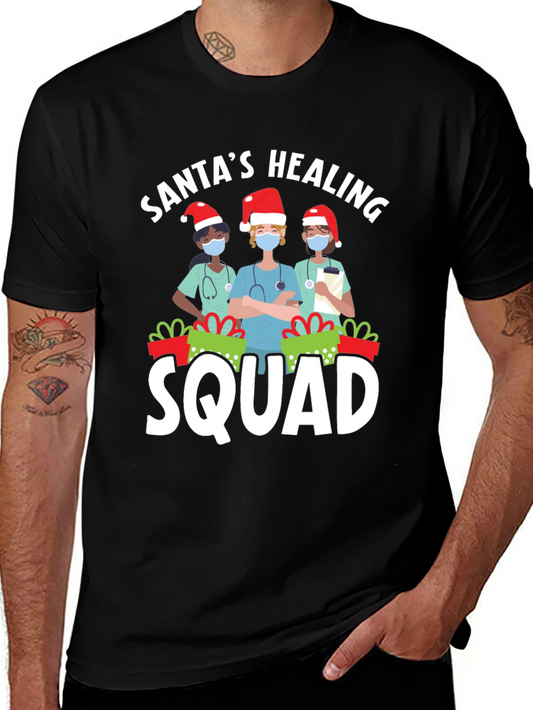 Santas Healing Squad Graphic T-Shirt