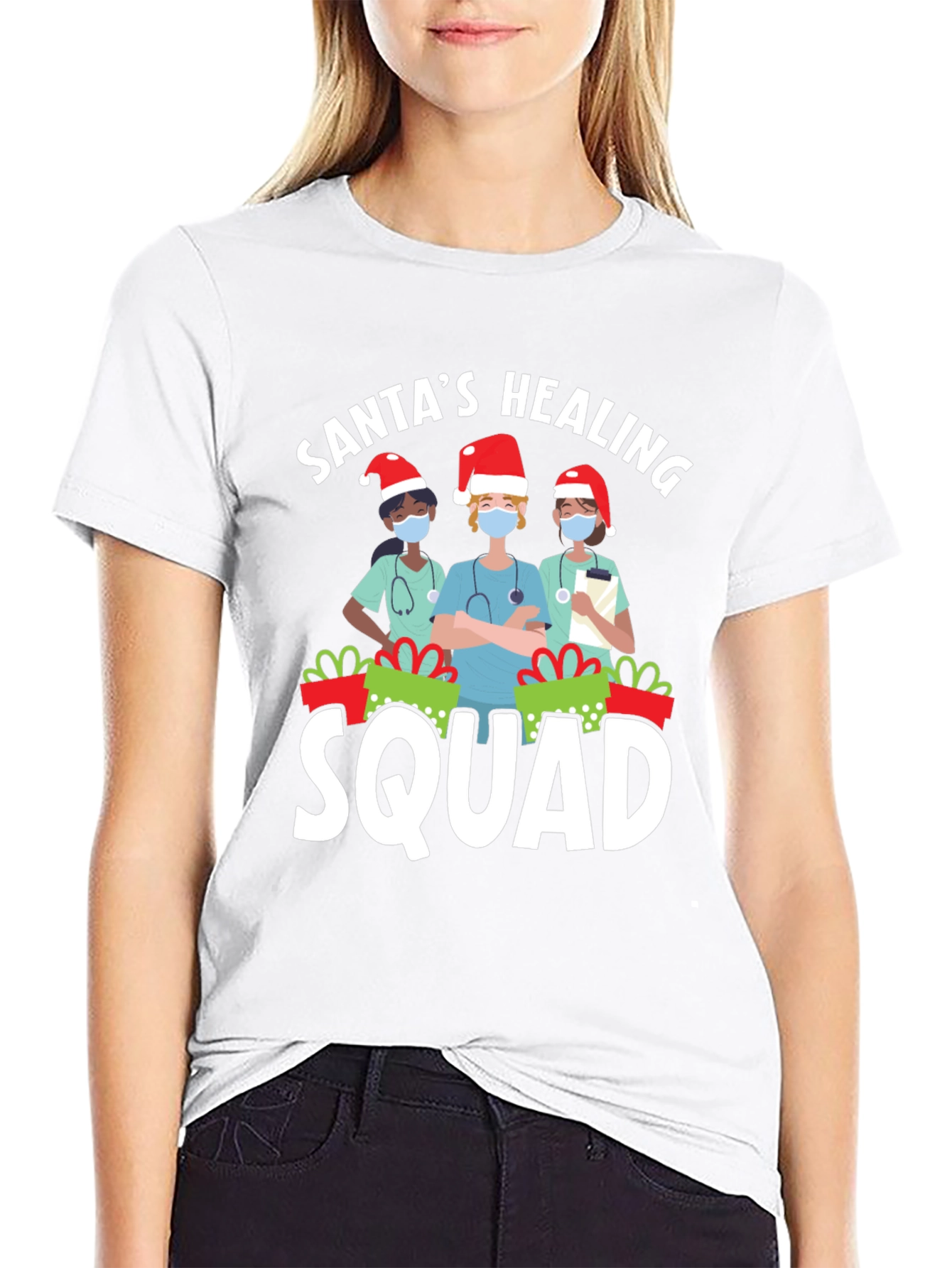 Santas Healing Squad Graphic T-Shirt
