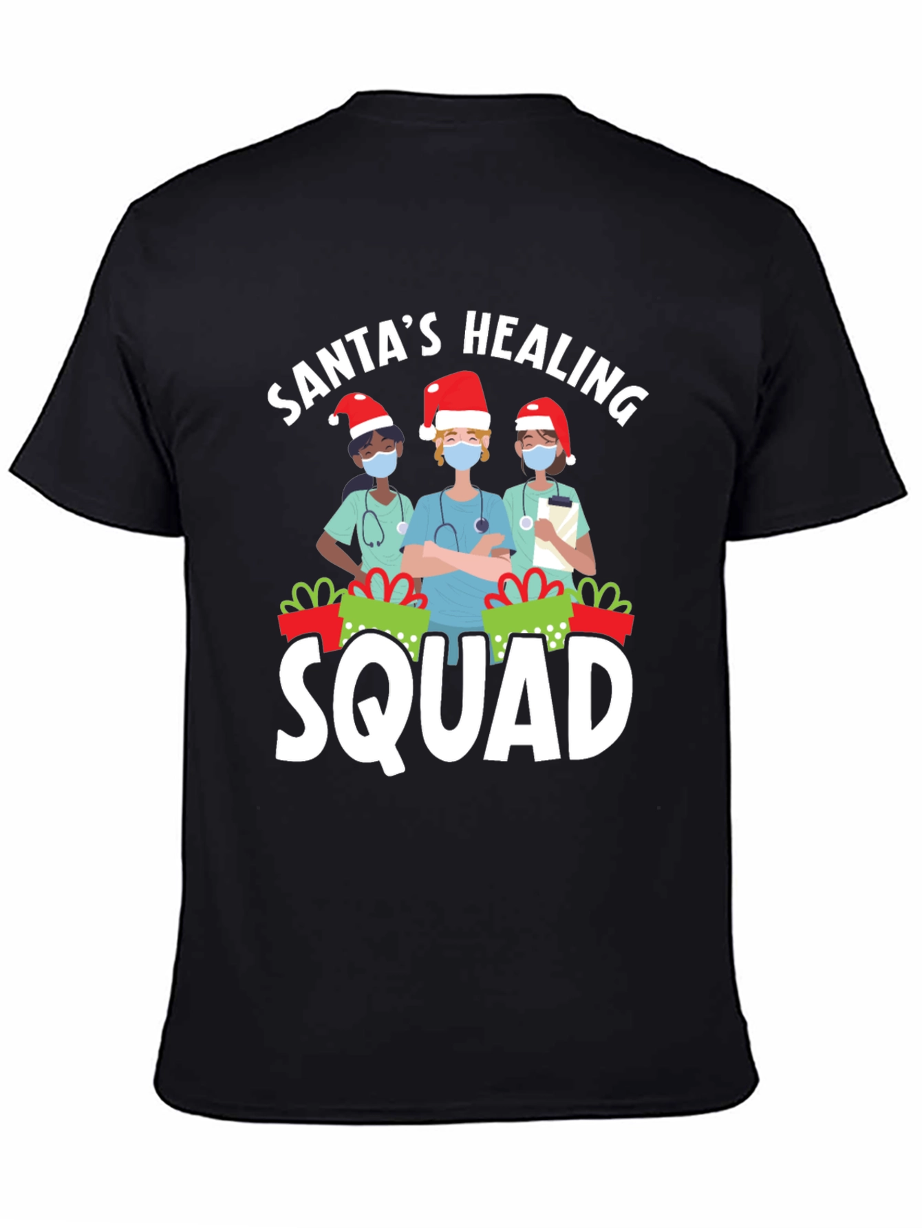 Santas Healing Squad Graphic T-Shirt