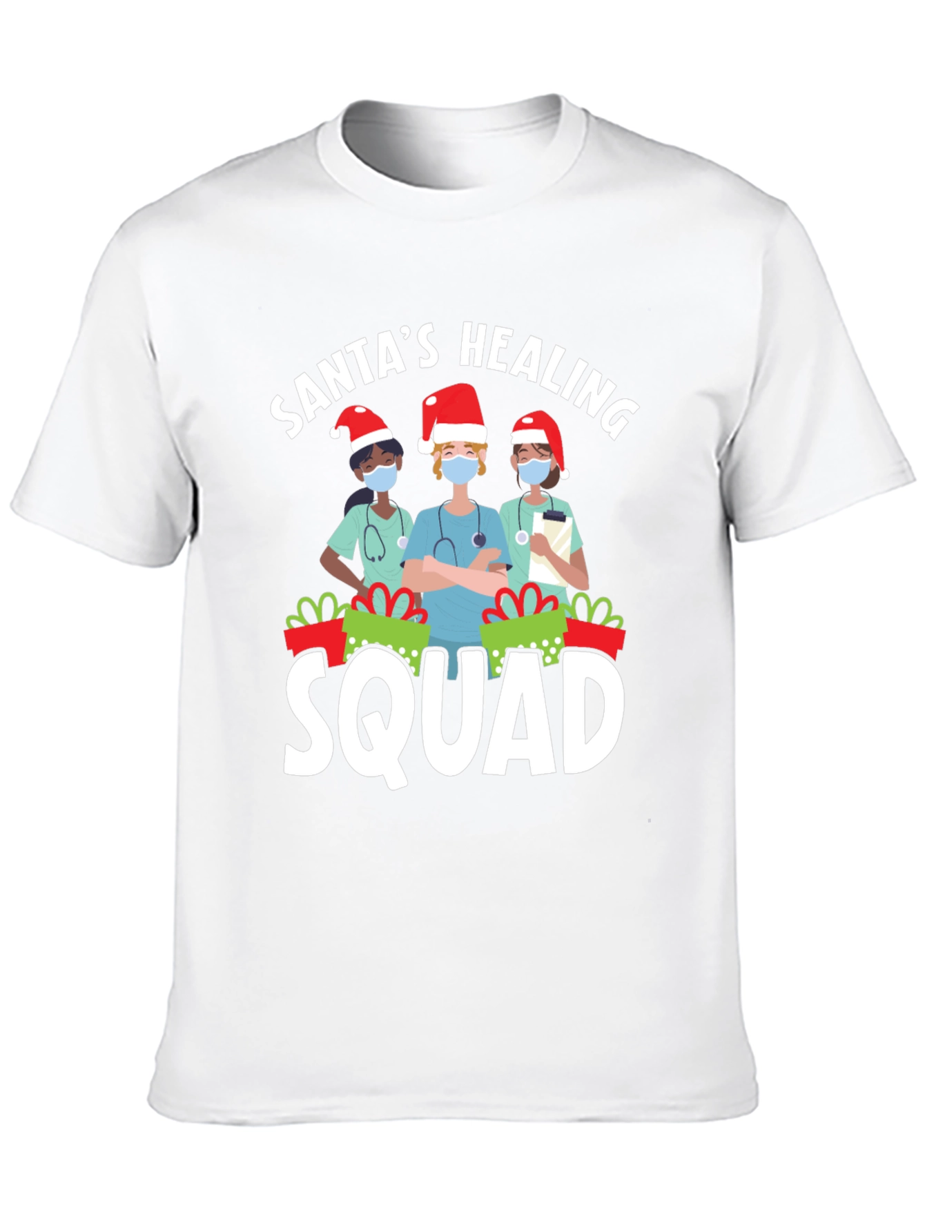 Santas Healing Squad Graphic T-Shirt