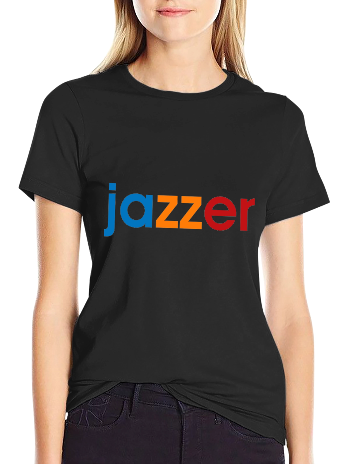 Jazzer T-Shirt - Blue Orange Red Graphic Tee