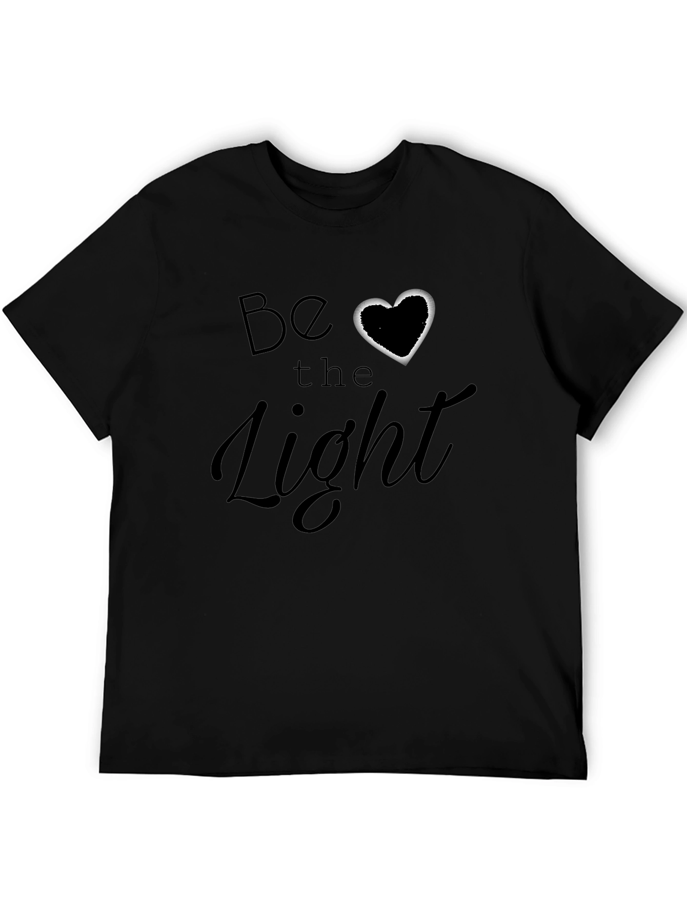 Be The Light Graphic Tee - Black Softstyle T-Shirt