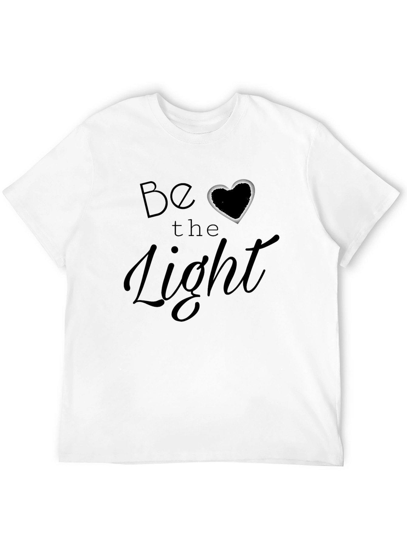 Be The Light Graphic Tee - Black Softstyle T-Shirt