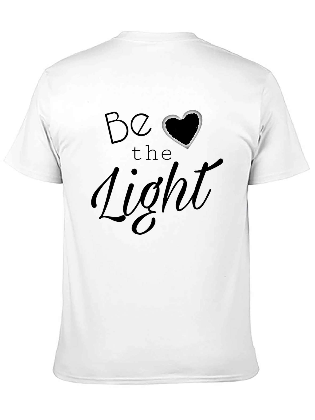 Be The Light Graphic Tee - Black Softstyle T-Shirt