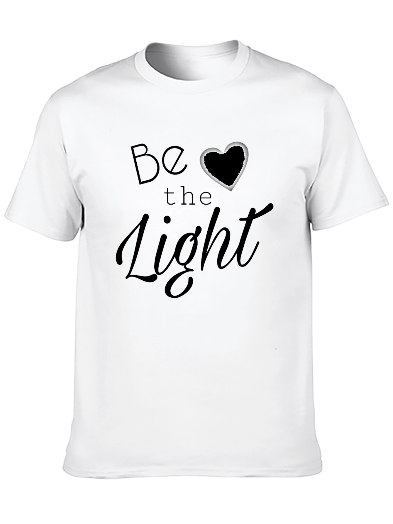 Be The Light Graphic Tee - Black Softstyle T-Shirt