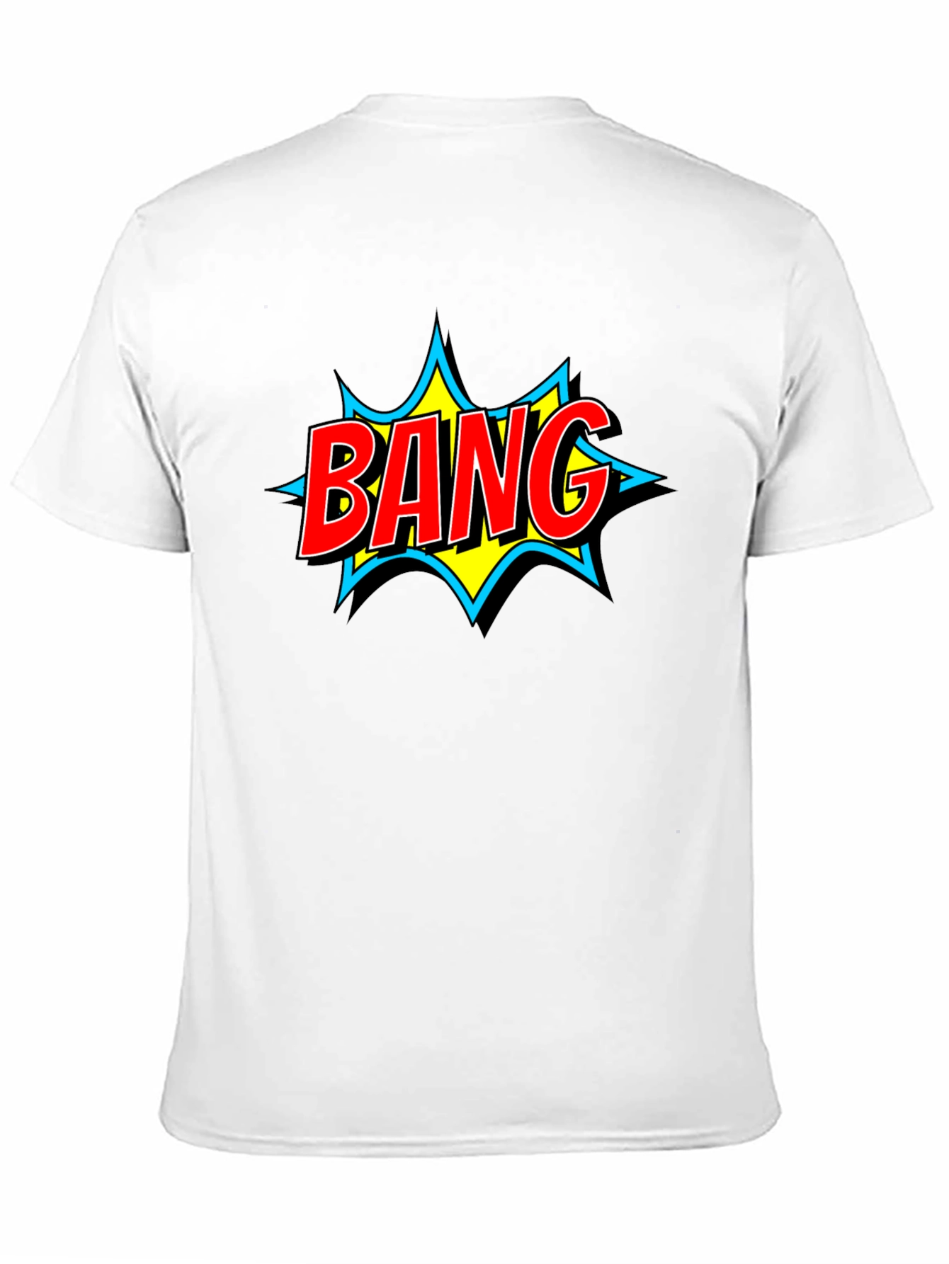 Bang! Comic Book Style Graphic Tee - Black