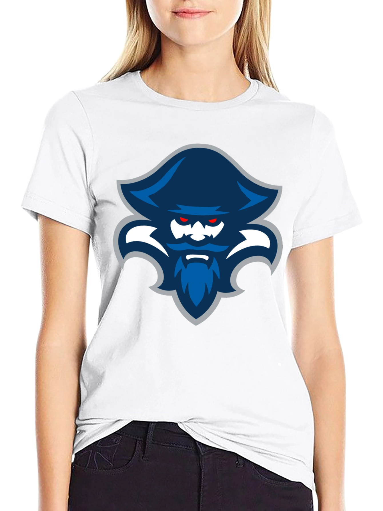 Pirate Logo T-Shirt - Mens Black Tee