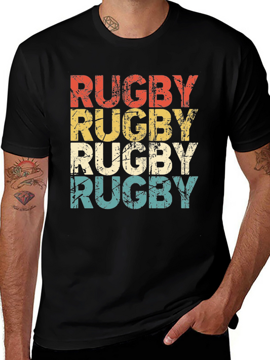 Vintage Rugby T-Shirt - Retro Design