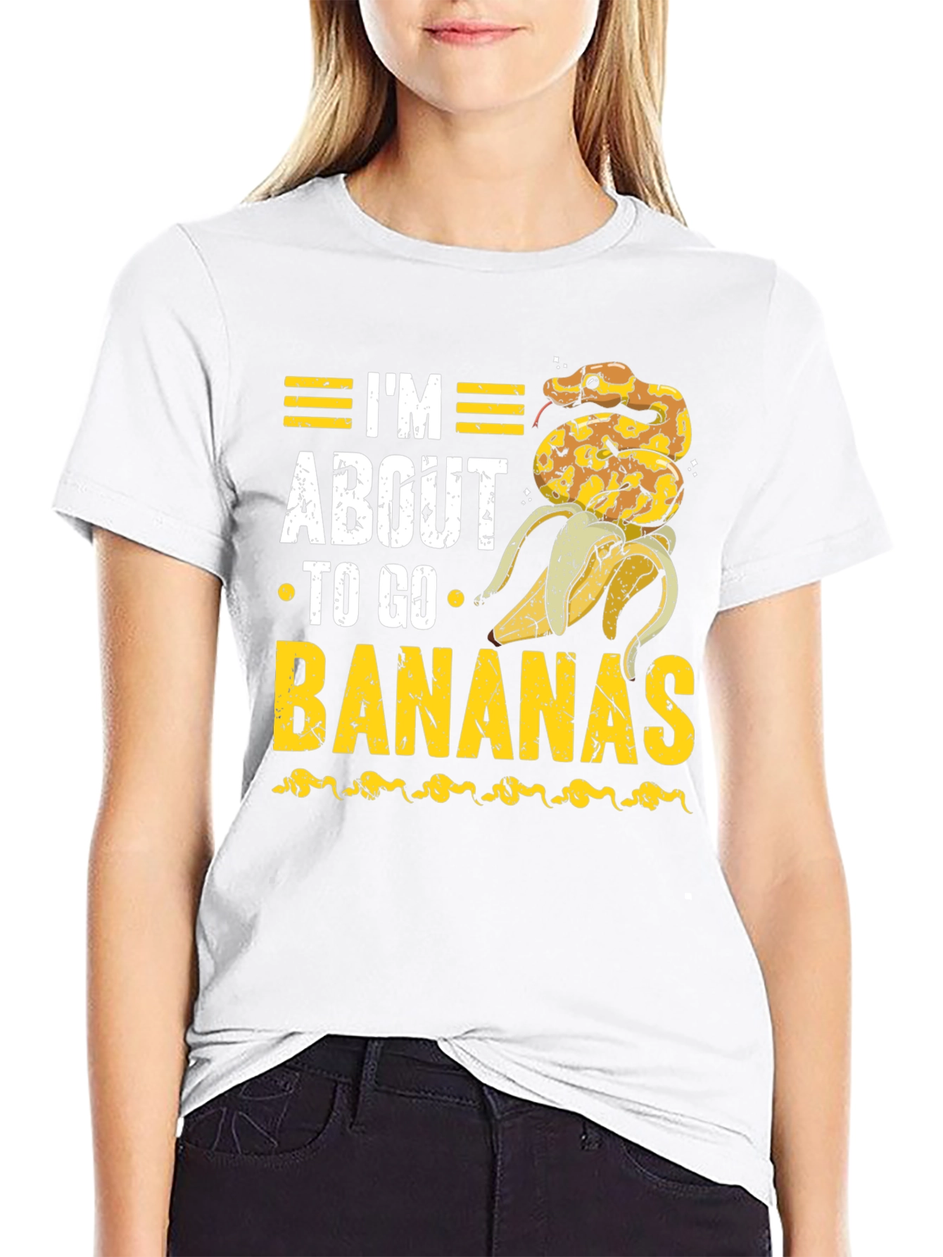 Im About To Go Bananas Snake T-Shirt