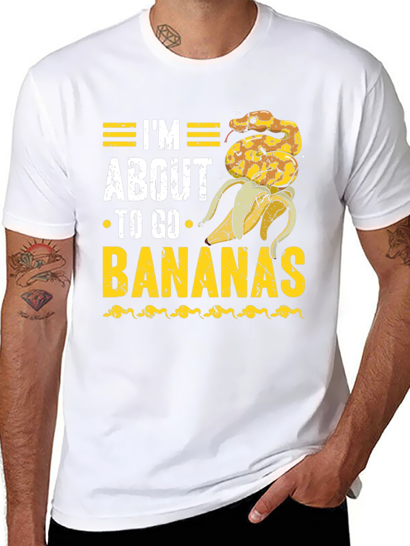 Im About To Go Bananas Snake T-Shirt