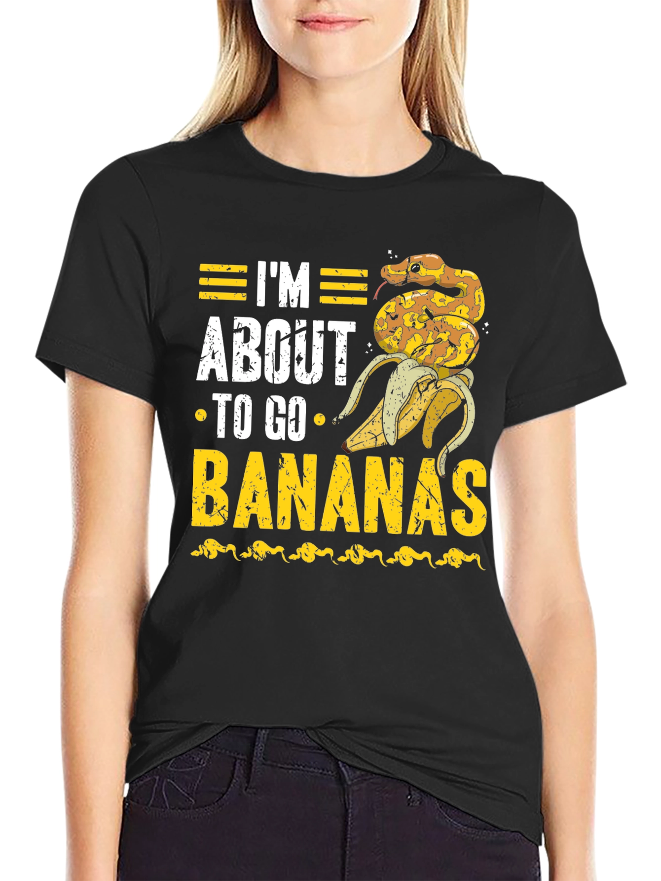 Im About To Go Bananas Snake T-Shirt