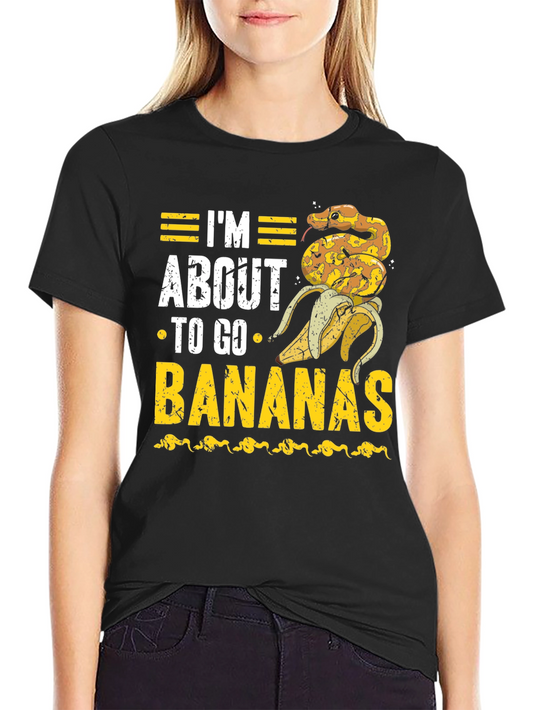 Im About To Go Bananas Snake T-Shirt