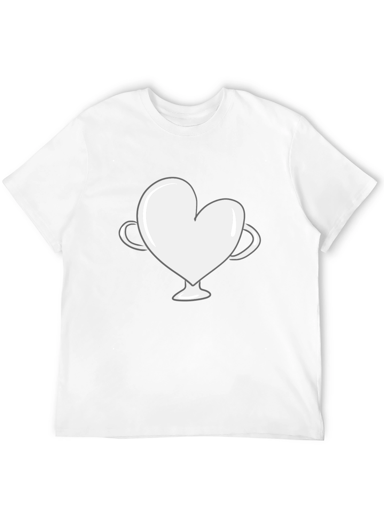 Heart Trophy Graphic Tee - Love Wins T-Shirt