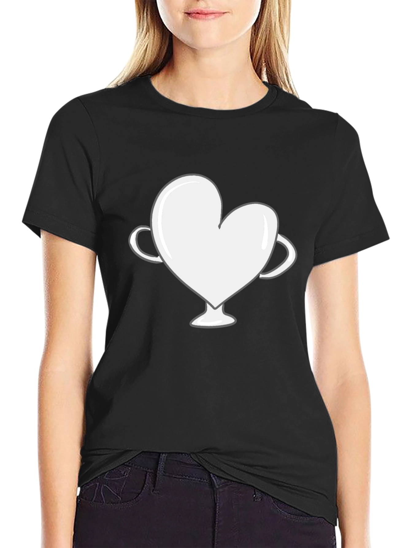 Heart Trophy Graphic Tee - Love Wins T-Shirt