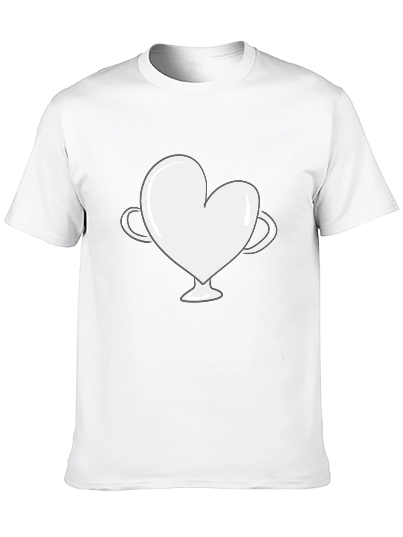 Heart Trophy Graphic Tee - Love Wins T-Shirt