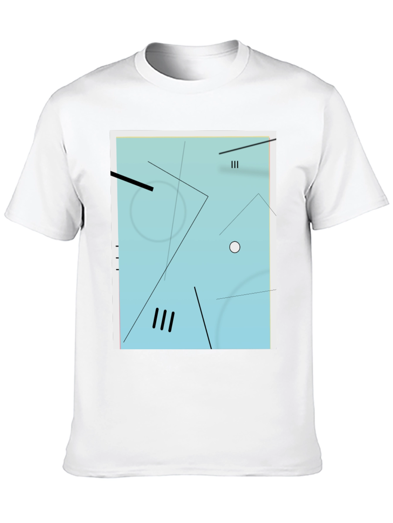 Abstract Geometric T-Shirt - Modern Art Graphic Tee