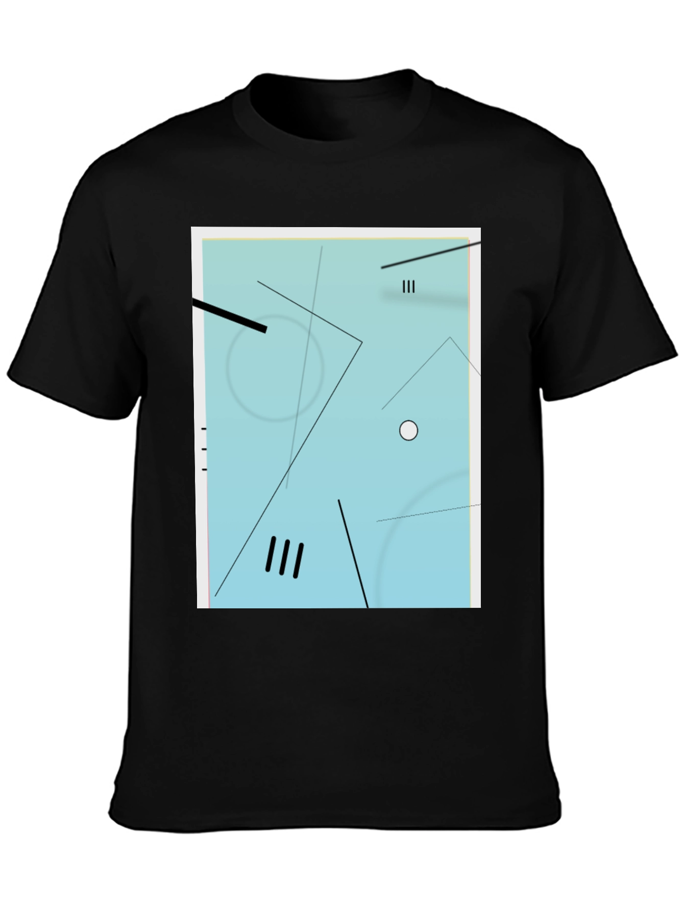 Abstract Geometric T-Shirt - Modern Art Graphic Tee