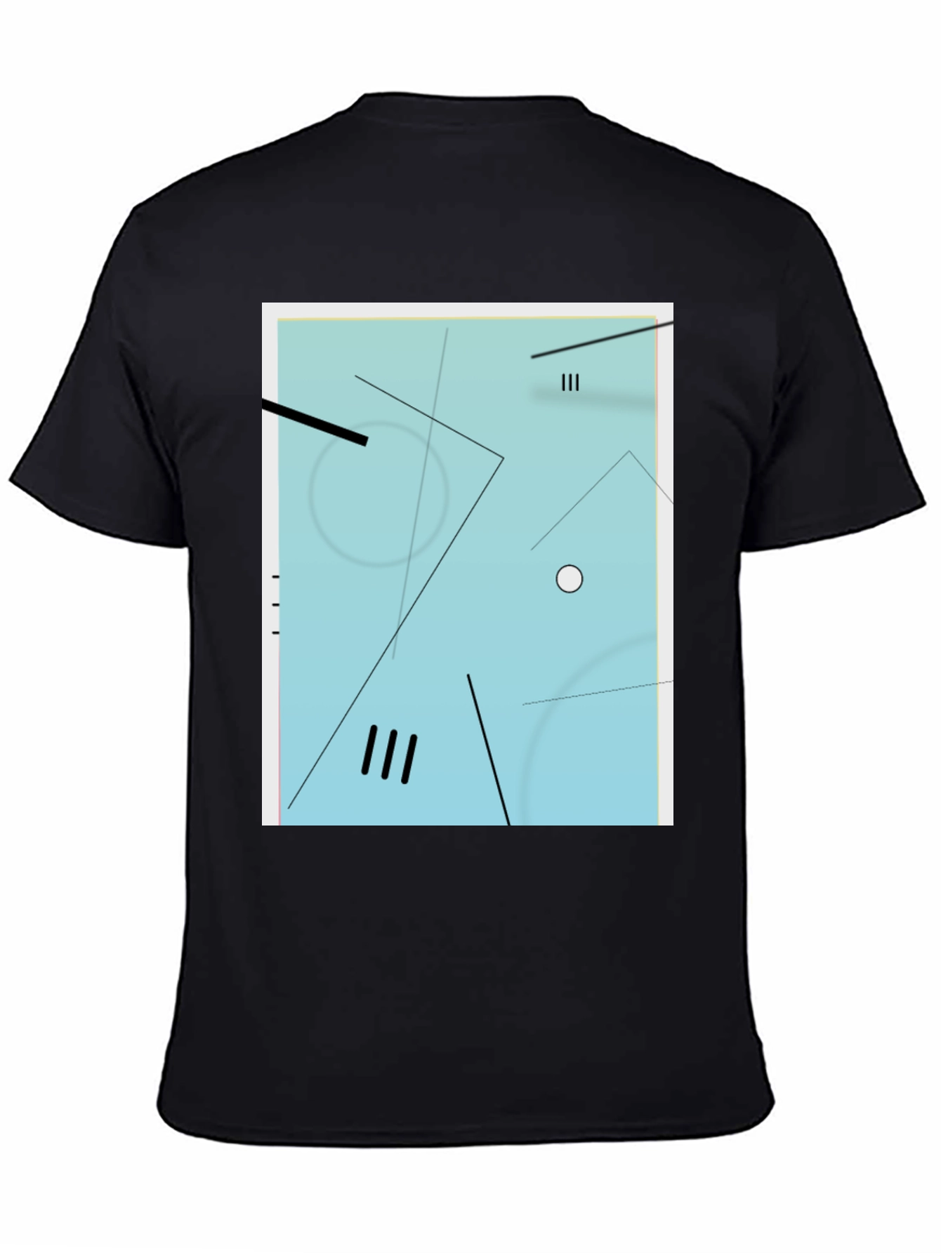 Abstract Geometric T-Shirt - Modern Art Graphic Tee