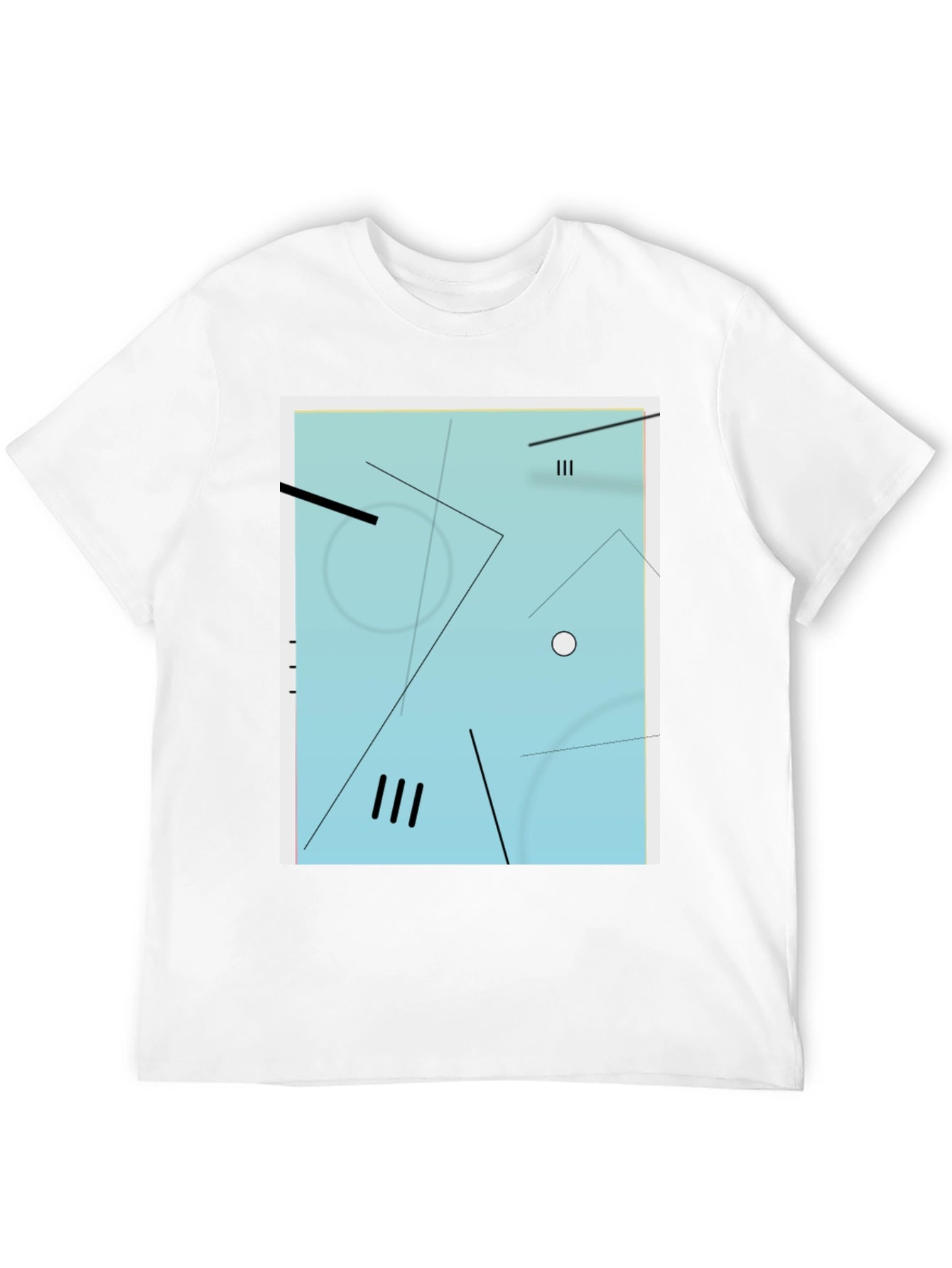 Abstract Geometric T-Shirt - Modern Art Graphic Tee