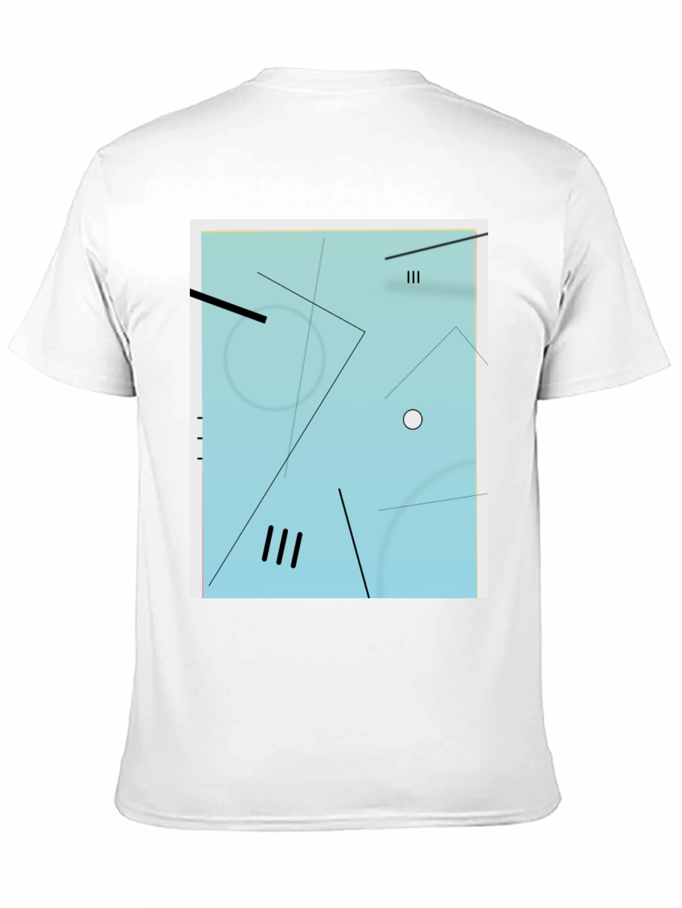 Abstract Geometric T-Shirt - Modern Art Graphic Tee