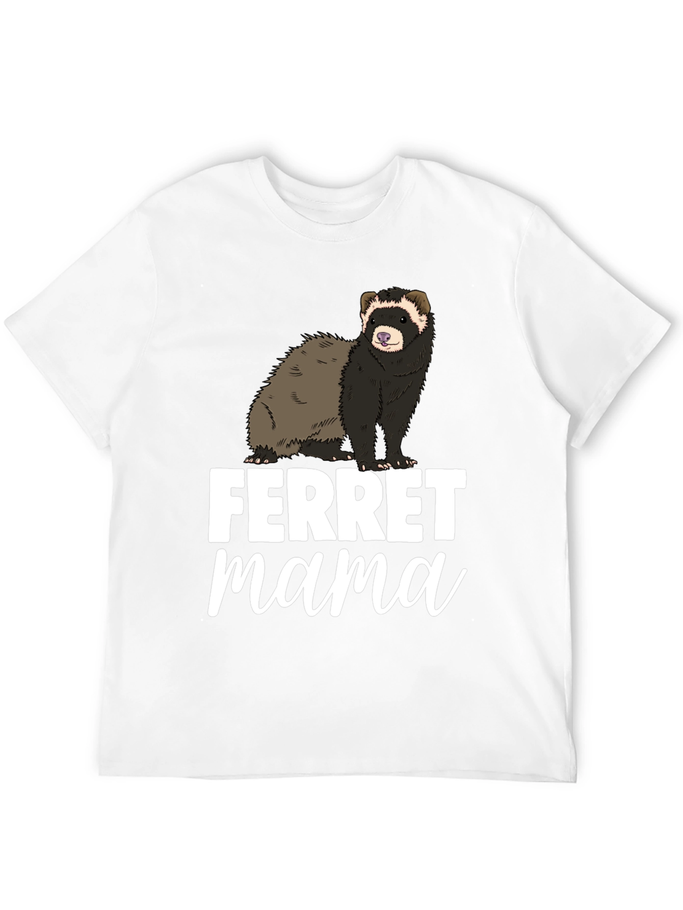 Ferret Mama Black Graphic Tee