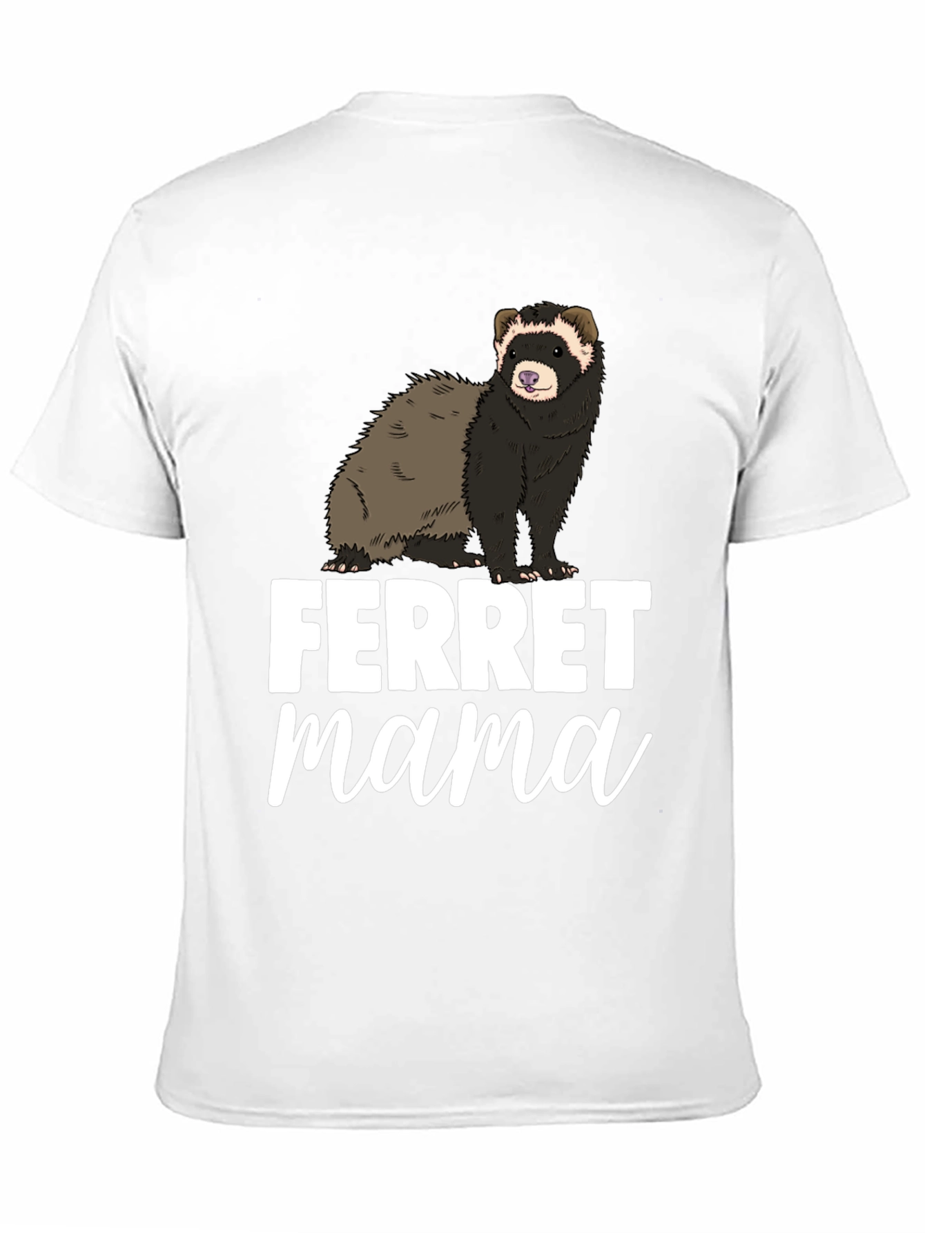 Ferret Mama Black Graphic Tee