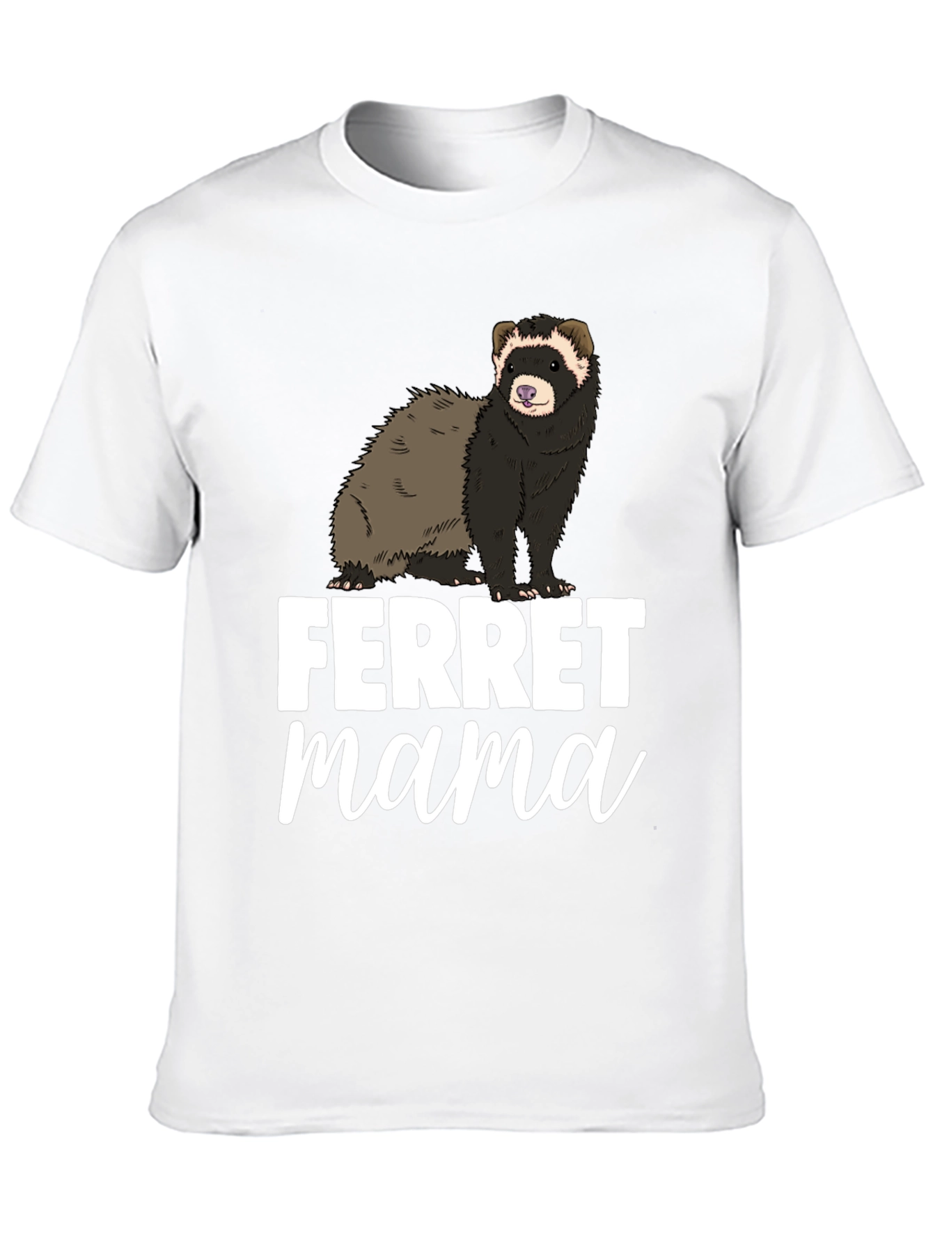 Ferret Mama Black Graphic Tee