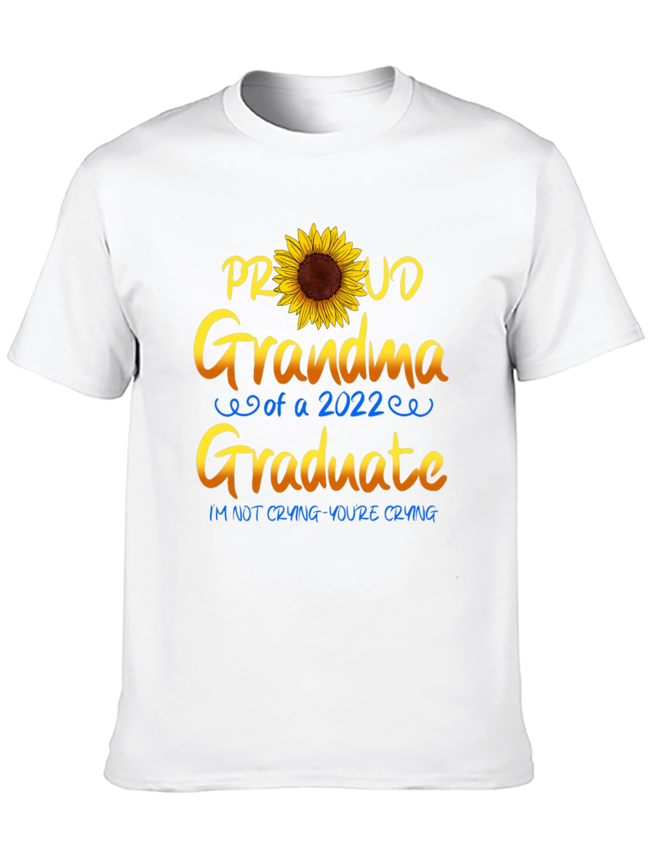 Proud Grandma 2022 Graduate Sunflower T-Shirt