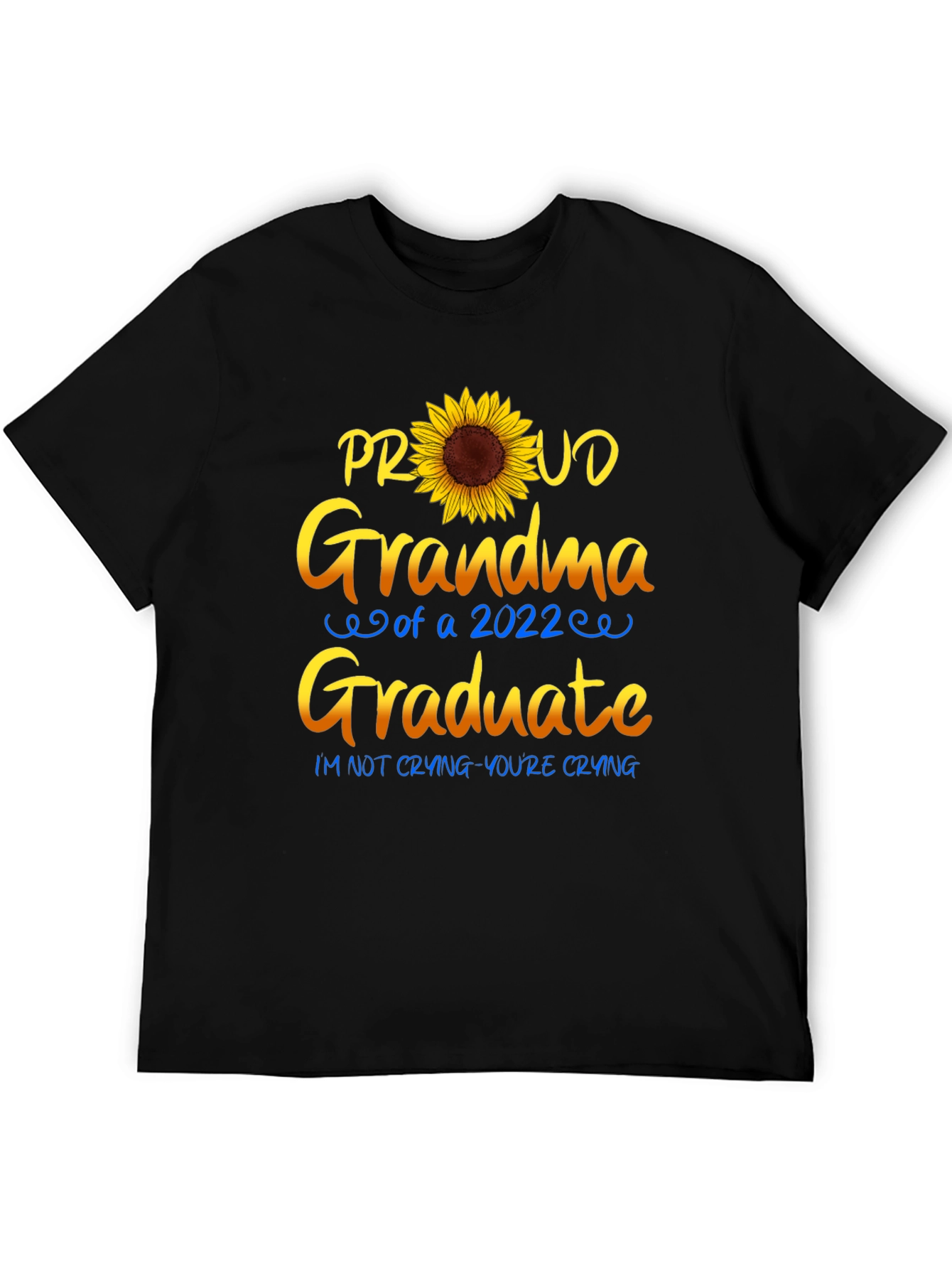 Proud Grandma 2022 Graduate Sunflower T-Shirt