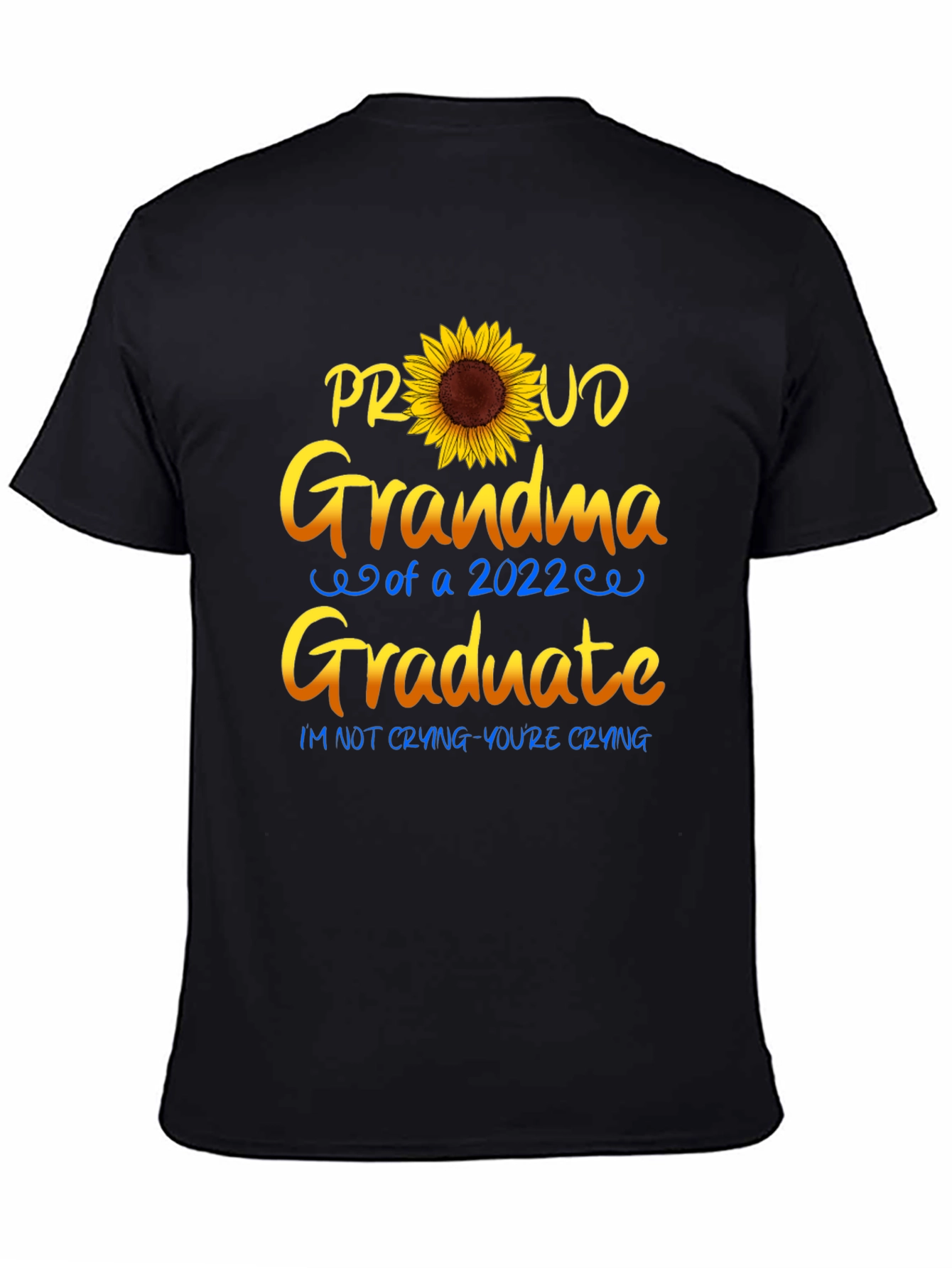 Proud Grandma 2022 Graduate Sunflower T-Shirt