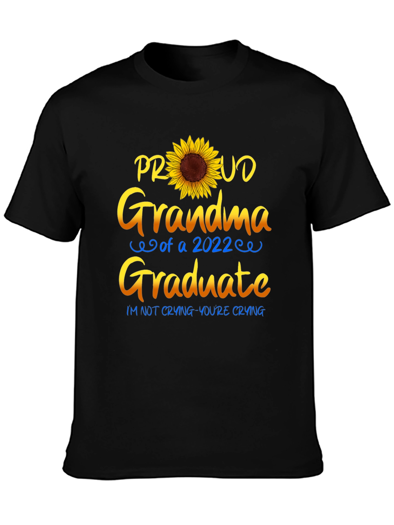 Proud Grandma 2022 Graduate Sunflower T-Shirt