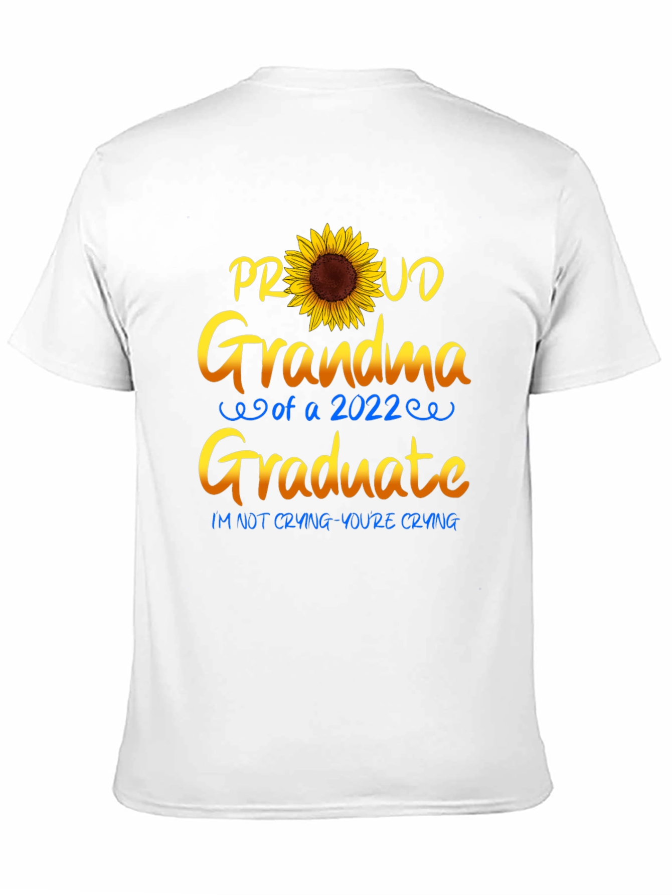 Proud Grandma 2022 Graduate Sunflower T-Shirt
