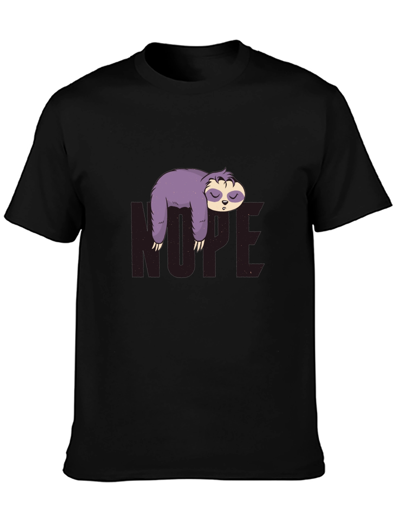 Nope Sloth Graphic Tee - Relaxed Fit