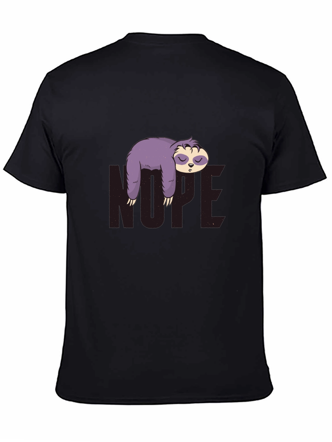 Nope Sloth Graphic Tee - Relaxed Fit