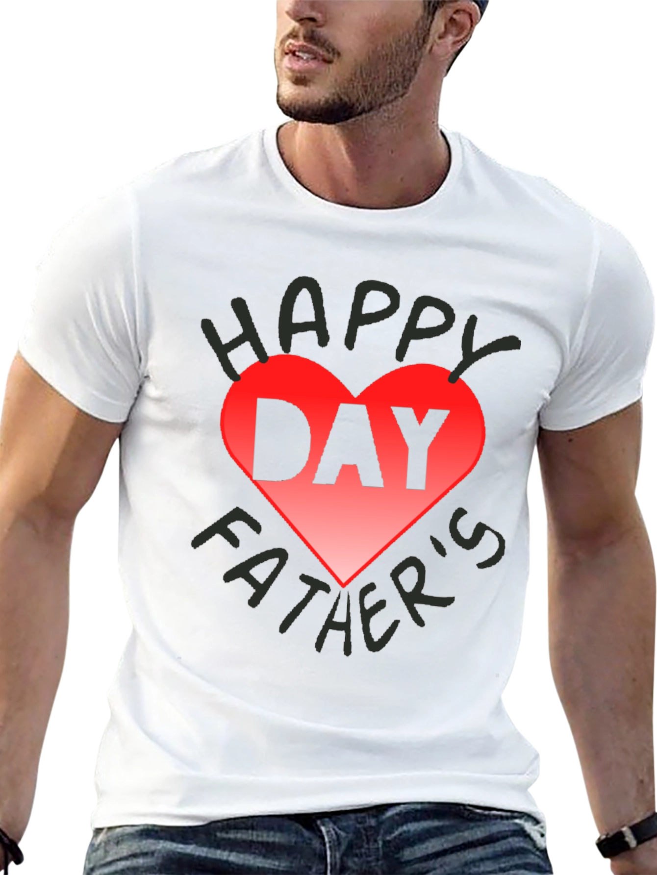 Happy Fathers Day Graphic Tee Shirt