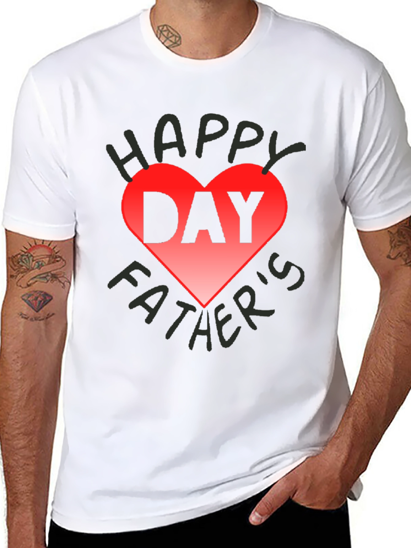 Happy Fathers Day Graphic Tee Shirt