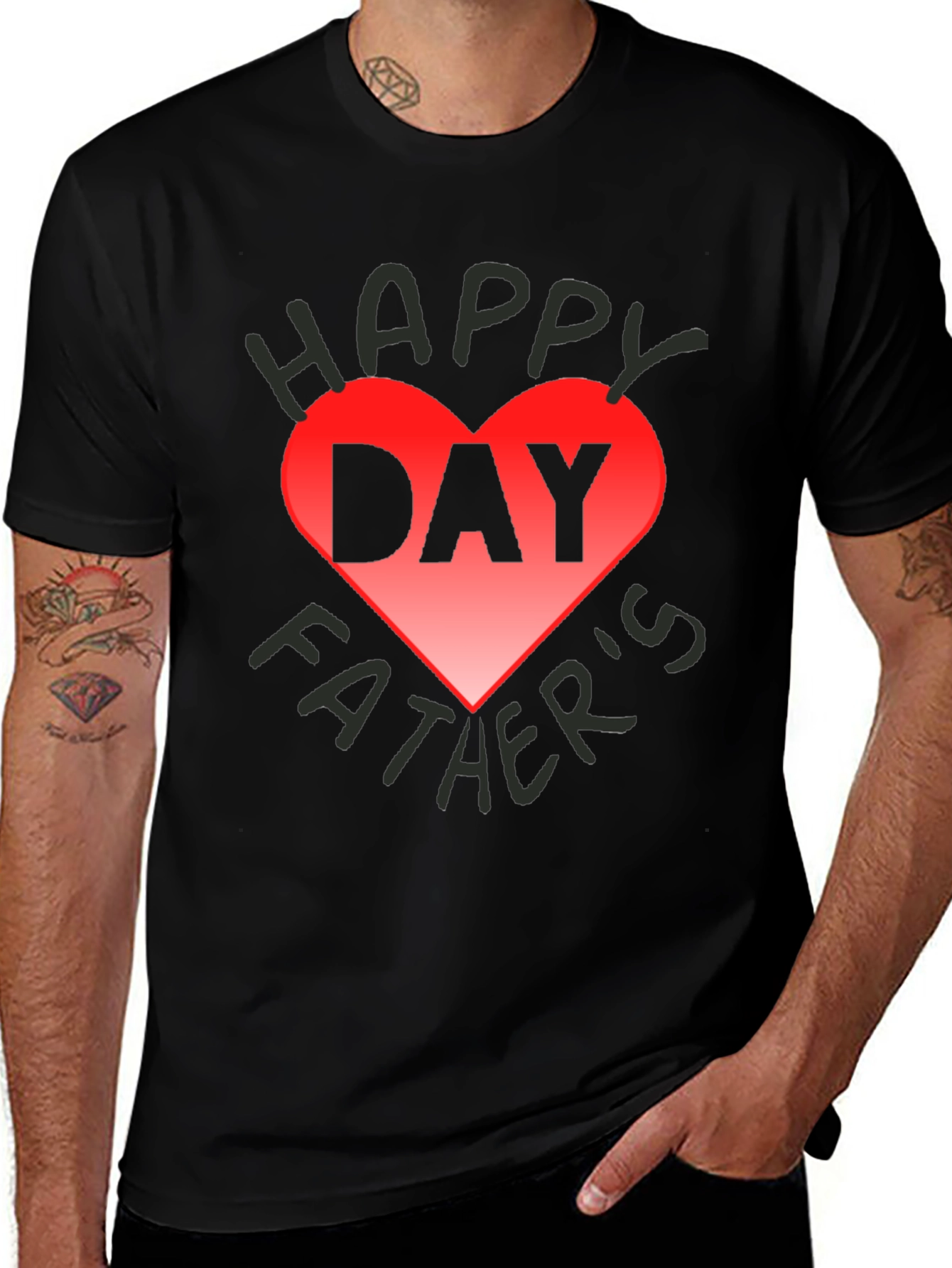 Happy Fathers Day Graphic Tee Shirt