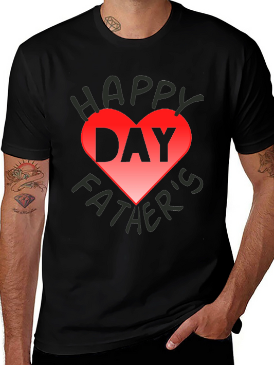 Happy Fathers Day Graphic Tee Shirt