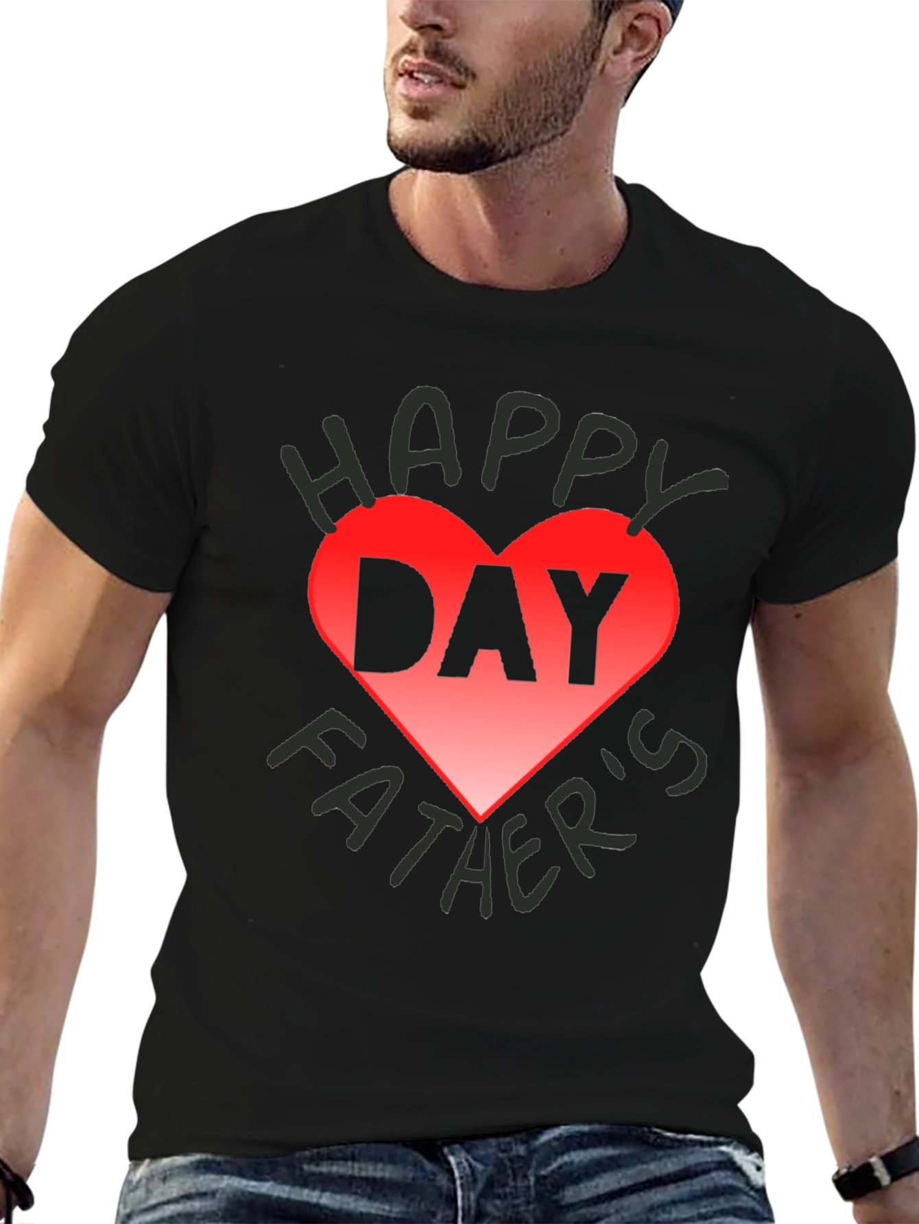 Happy Fathers Day Graphic Tee Shirt