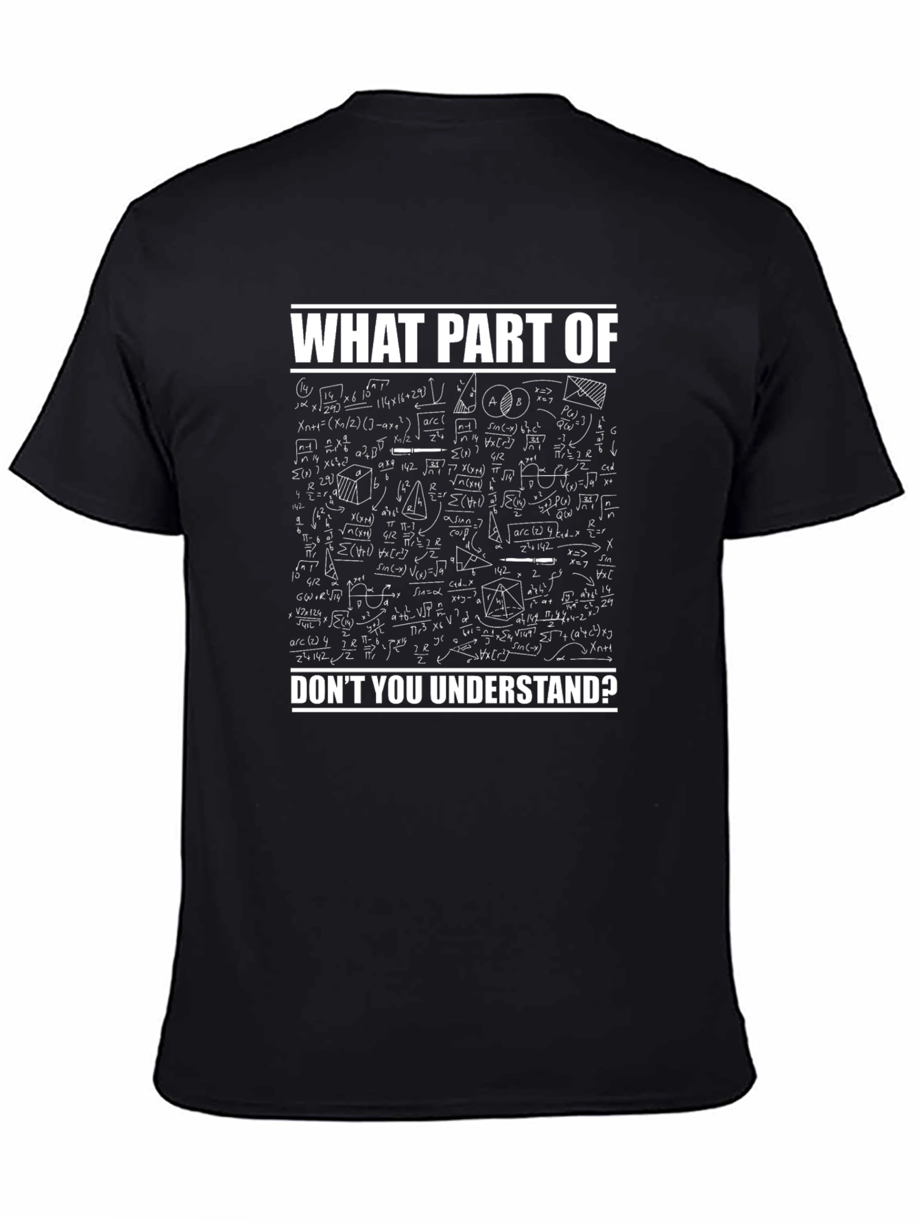 Math Equations T-Shirt - What Part Dont You Understand
